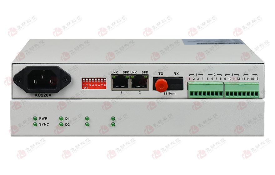 香蕉视频91黄片科技-2路百兆以太+4路RS232/422/485 光纤收发器